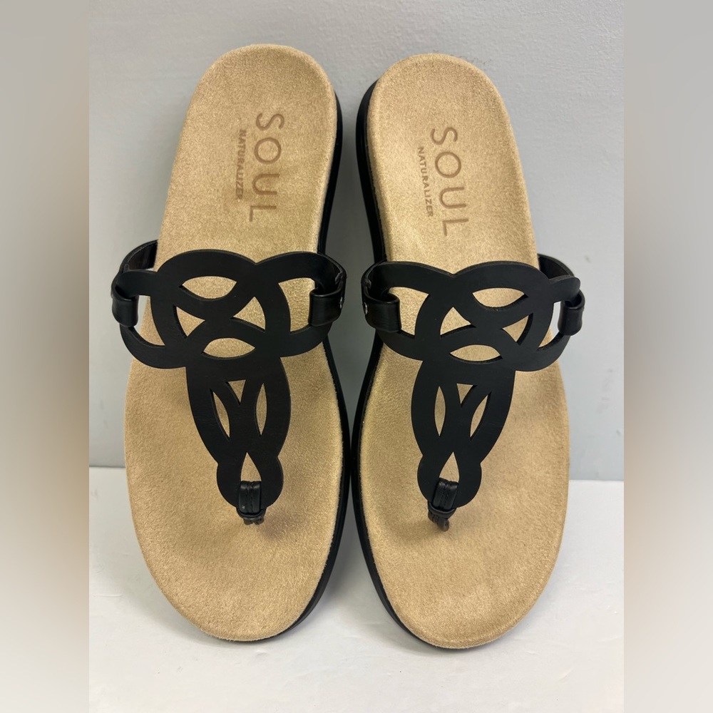 SOUL- Naturalizer, Black, Janice Sandals,‎ Size: 9M, New with tags, no box